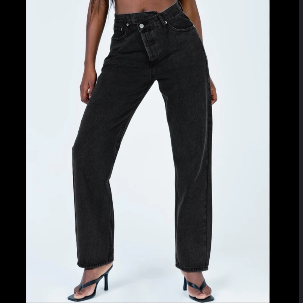 Princess Polly Holly jeans black US2